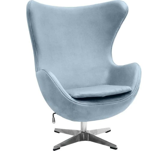Кресло BRADEX EGG CHAIR серый, искусственная замша FR 0645