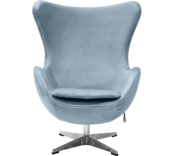 Кресло BRADEX EGG CHAIR серый, искусственная замша FR 0645