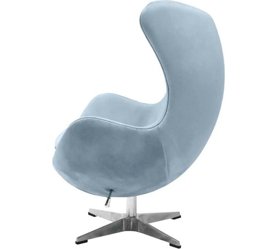 Кресло BRADEX EGG CHAIR серый, искусственная замша FR 0645