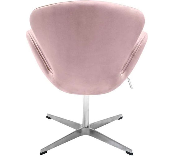 Кресло BRADEX SWAN CHAIR пудровый, искусственная замша FR 0659