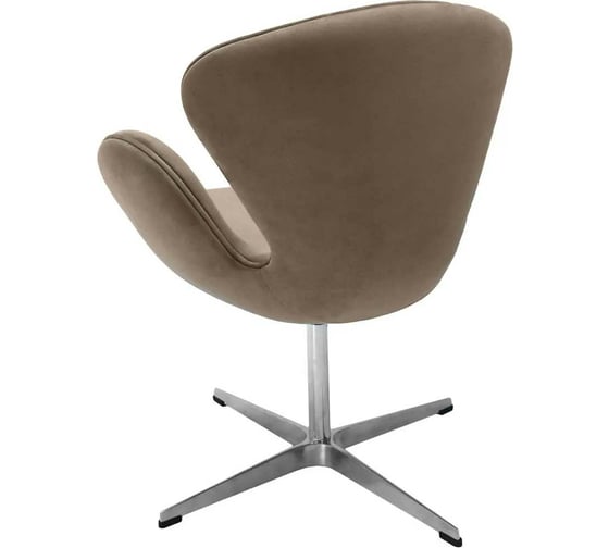 Кресло BRADEX SWAN CHAIR латте, искусственная замша FR 0656