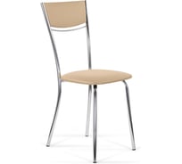 Стул Leset Татум, Хром/экокожа Бежевый 7208-3602