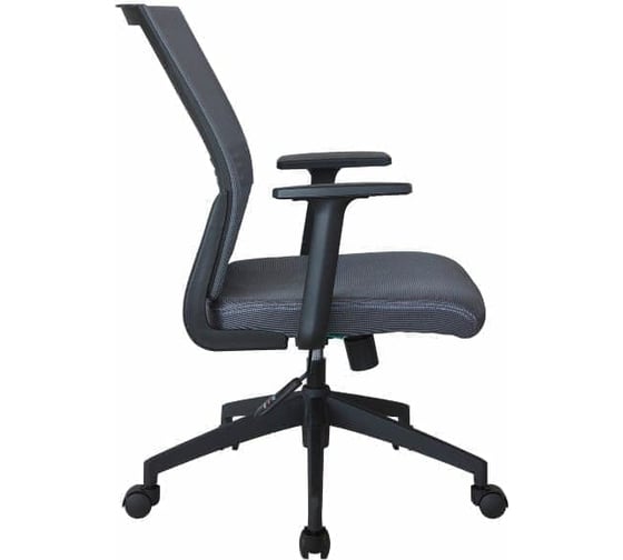 Кресло RIVA Chair RCH 668B-9 серая ткань/серая сетка YX2404, ST1104 УЧ-00000468