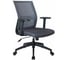 Кресло RIVA Chair RCH 668B-9 серая ткань/серая сетка YX2404, ST1104 УЧ-00000468 1