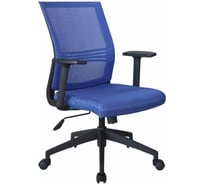 Кресло RIVA Chair RCH 668B-9 синяя ткань/синяя сетка YX2401, ST1101 УЧ-00000469