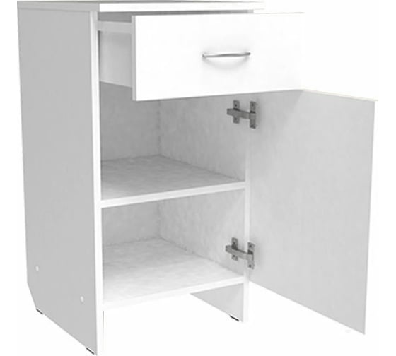Прикроватная тумба с полкой METMEBEL.RU ТЛ30\Белый