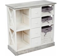 Комод с семью ящиками ЭкоДизайн белый HX15-310SN white