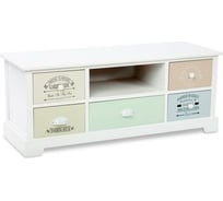 Комод (Тумба под ТВ) с пятью ящиками и полкой ЭкоДизайн 15-028