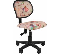 Детское кресло CHAIRMAN Kids 106 ткань принцессы, черное 00-07038187
