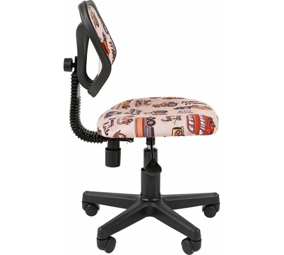 Детское кресло CHAIRMAN Kids 106 ткань автобусы, черное 00-07038215