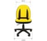 Детское кресло CHAIRMAN Kids 122 экопремиум желтое/черное 00-07051683 5