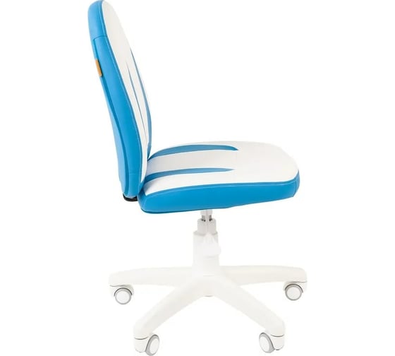 Детское кресло CHAIRMAN Kids 122 экопремиум белое/голубое 00-07033128