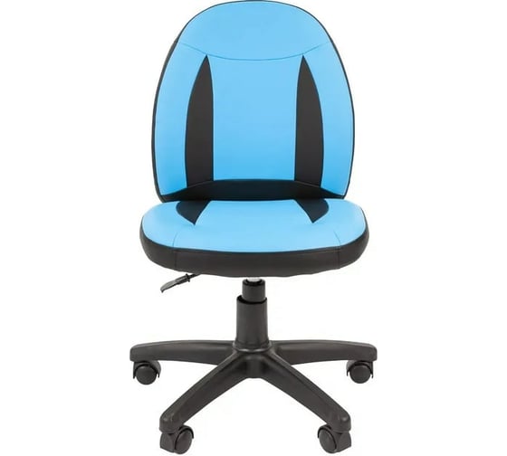 Детское кресло CHAIRMAN Kids 122 экопремиум голубое/черное 00-07051682