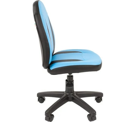 Детское кресло CHAIRMAN Kids 122 экопремиум голубое/черное 00-07051682
