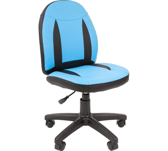 Детское кресло CHAIRMAN Kids 122 экопремиум голубое/черное 00-07051682
