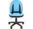 Детское кресло CHAIRMAN Kids 122 экопремиум голубое/черное 00-07051682 2