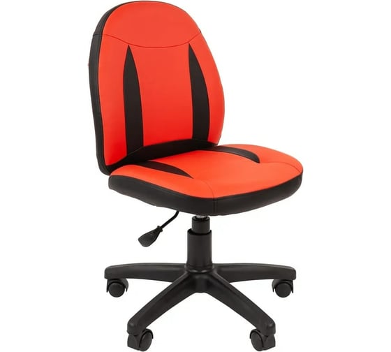 Детское кресло CHAIRMAN Kids 122 экопремиум красное/черное 00-07051681 1