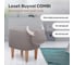 Пуф Leset Buyvol Combi, ткань Milos 16/Milos 02 5965-3543 2