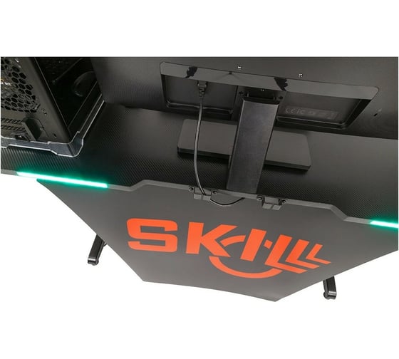 Игровой компьютерный стол SKYLAND CTG 1260 черный 1200x600x740 мм SKILLL 00-07049397