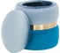 Пуф Leset Голди, велюр голубой/синий 7584-2451 2
