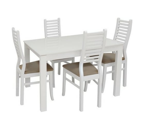 Стул Leset Кентукки, Белый/экокожа 514 3631-2143