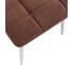 Стул Leset Скай, Металл Белый/Велюр ULTRA CHOCOLATE Шоколад 5874-3565 5874-2521 6