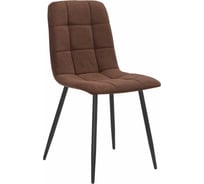 Стул Leset Скай, Металл Черный/Велюр ULTRA CHOCOLATE Шоколад 5874-2538
