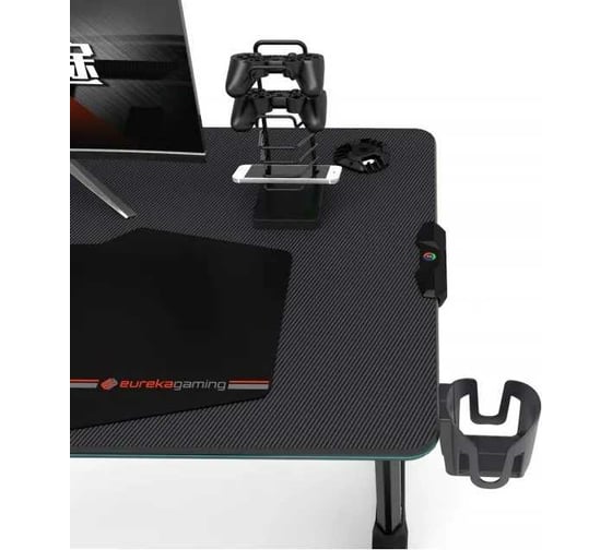 Стол для компьютера Eureka GIP 44 с RGB-подсветкой ERK-GIP-44B-V1