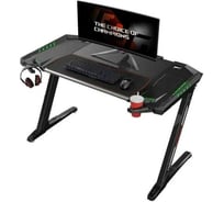 Стол для компьютера Eureka Z2 c RGB подсветкой чёрный ERK-EDK-Z2BK-V3