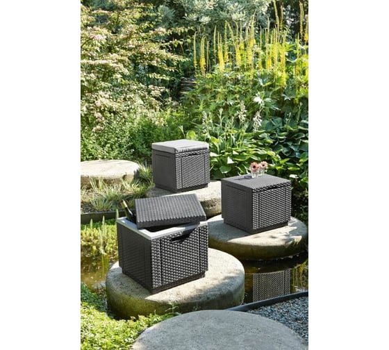 Пуф KETER Cube with cushion 17192157ГР