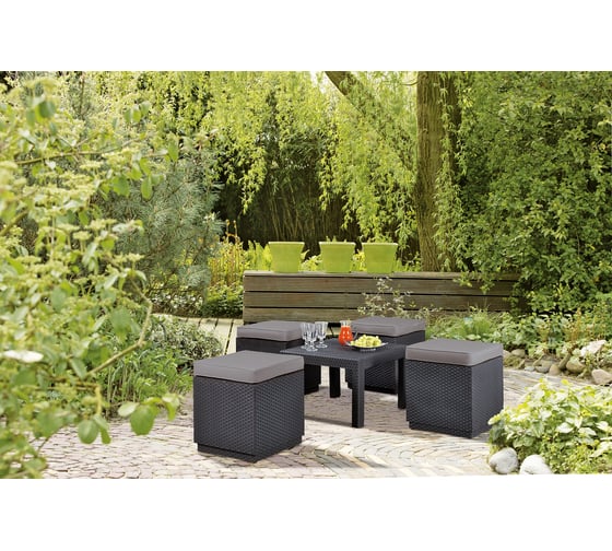 Пуф KETER Cube with cushion 17192157ГР
