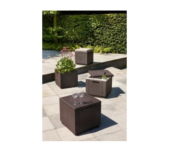 Пуф KETER Cube with cushion 209435