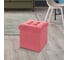 Пуфик DreamBag складной, коралловый, велюр 13584 2