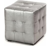 Пуф DreamBag Лотос Серебристая ЭкоКожа 13109