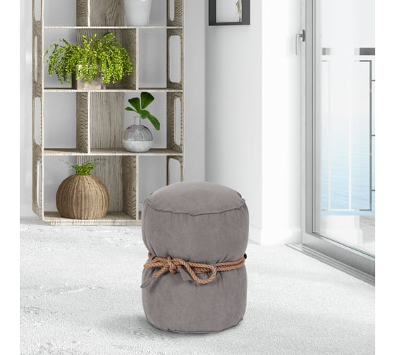 Пуф DreamBag Кнехт серый 13345