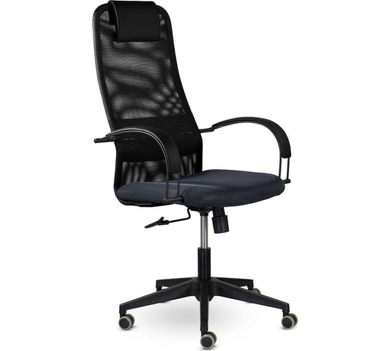 Кресло UTFC СН-601 Соло пластик SoloBL Ср S-0401/TW-01/Е11-к черное СН601СолоPL07 1