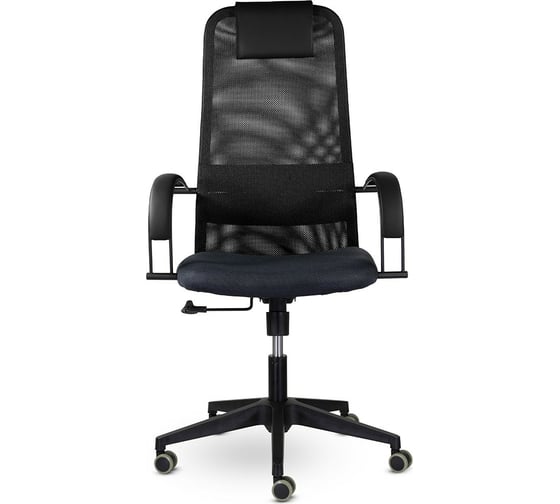 Кресло UTFC СН-601 Соло пластик SoloBL Ср S-0401/TW-01/Е11-к черное СН601СолоPL07