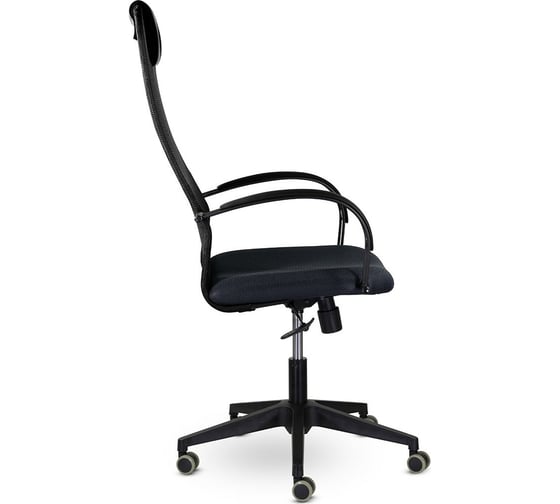 Кресло UTFC СН-601 Соло пластик SoloBL Ср S-0401/TW-01/Е11-к черное СН601СолоPL07