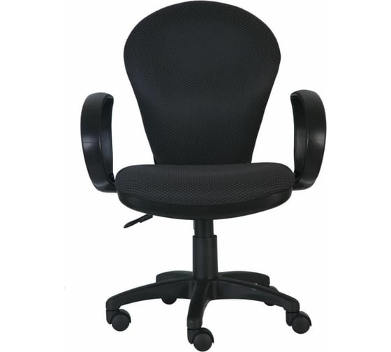 Кресло RIVA Chair RCH 687 черный пластик/серая ткань JP-15-1 УЧ-00000423