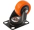 Мебельное колесо А5 SCz 25o 50 мм, 40 кг, поворотное, шинка PVC 1006389 3