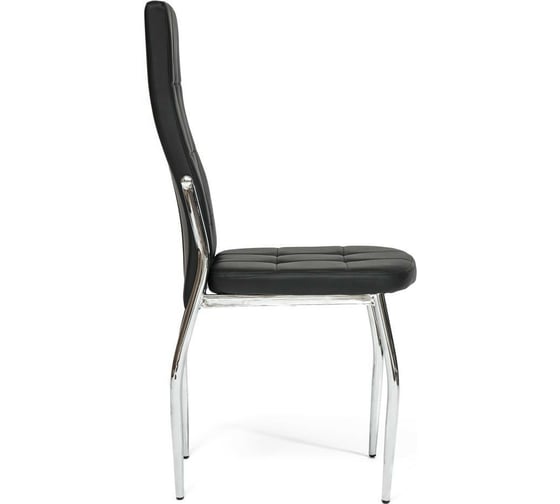 Стул Tetchair ELFO mod.35 металл/экокожа, 45x53x100x47 см, 4 шт хром/черный 11418