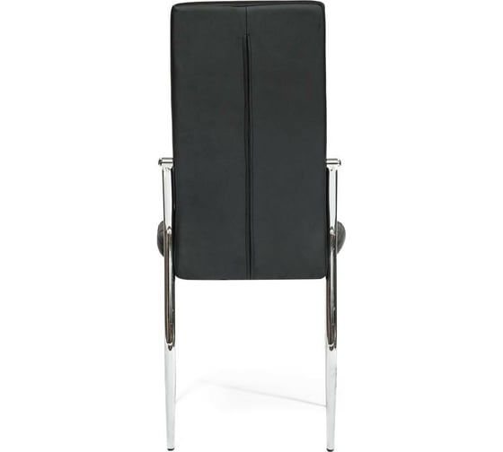 Стул Tetchair ELFO mod.35 металл/экокожа, 45x53x100x47 см, 4 шт хром/черный 11418