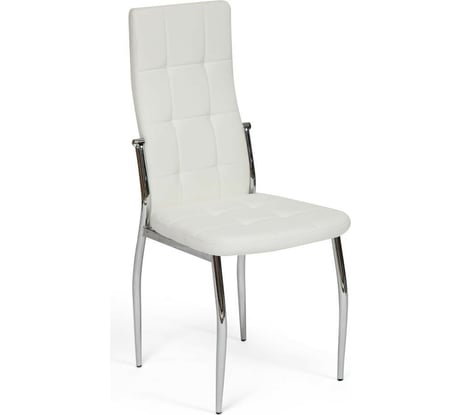 Стул Tetchair ELFO mod.35 металл/экокожа, 45x53x100x47 см, 4 шт хром/белый 11415