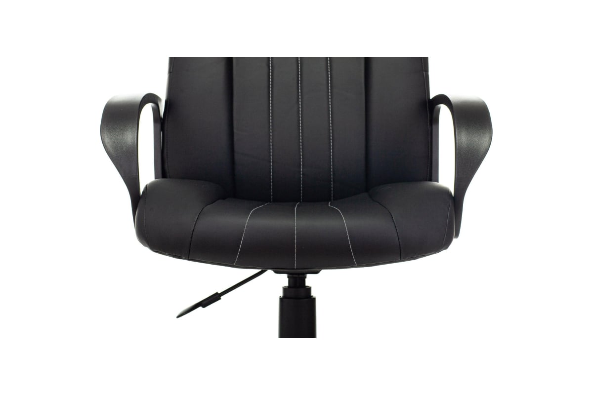 Кресло для руководителя easy chair 707 tpu черное искусственная кожа металл