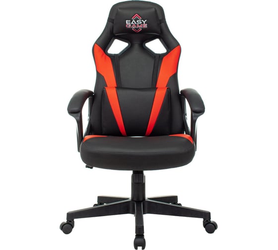 Игровое кресло Easy Chair Game-906 TPU красное/черное экокожа, пластик 1598598