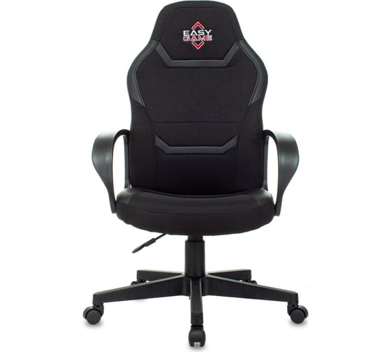 Игровое кресло Easy Chair Game-904 TPU черное экокожа, пластик 1598595