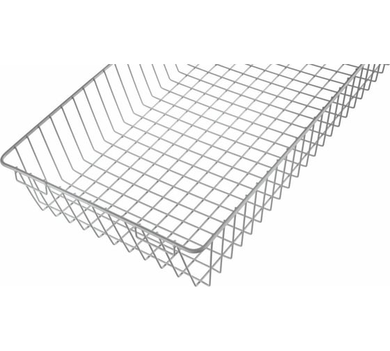 Металлическая корзина ТДВ 800x350x120 мм, серебристый 208046