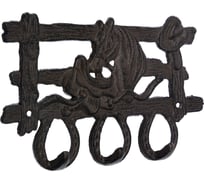 Декоративная вешалка BlumenHaus Blumen Haus Ранчо 3 крючка 16x25x3 см 66067