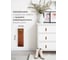 Кожаная ручка для мебели Blumen Haus цвет светло-коричневый, шов белый 66312 4