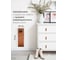 Кожаная ручка для мебели Blumen Haus цвет табачный, шов белый 66316 5